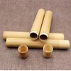 2 Pcs Eco-friendly Healthy Natural Bamboo Toothbrush Storage Empty Portable Reusable Toothbrush Container Holder Personal Cleaning Tools Case Tube for Travel Trip