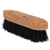 Wurzelbürste Bürste Pferdebürste mit Magnet Holzgriff schwarz