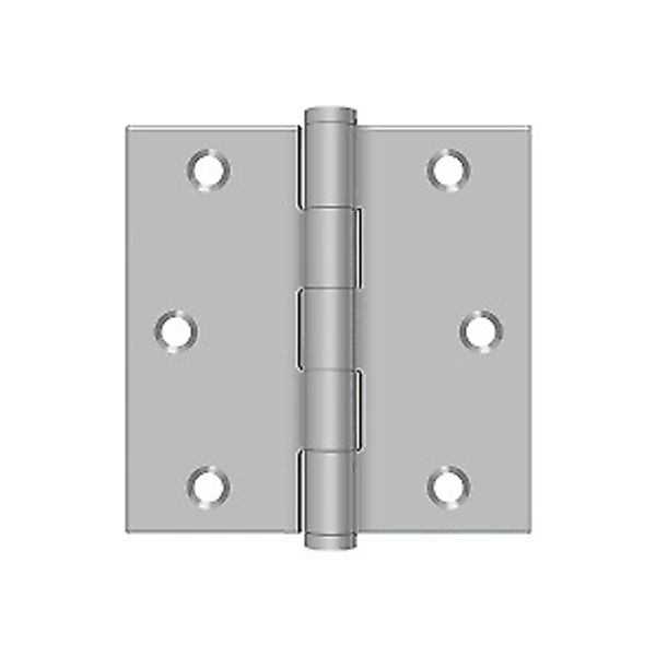 Deltana SS33U32D-R Mortise Door Hinge Residential 3" X 3" Stainless Steel Pair