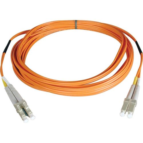 Tripp Lite Duplex Multimode 62.5/125 Fiber Patch Cable (LC/LC), 5M (16-ft.)(N320-05M), Orange