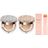 Silver Diamond Glitter No. 23 + Rose Gold Glitter No. 23 (Comple