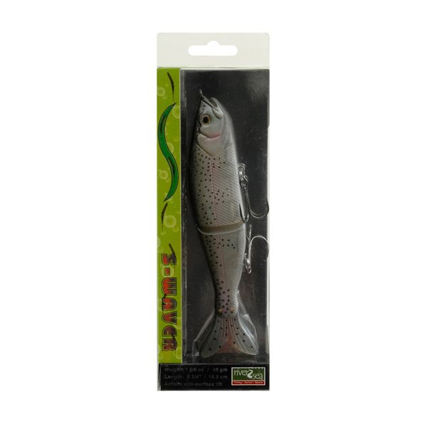 River2Sea S-Waver Lure, Rainbow Trout, 6 3/4-Inch