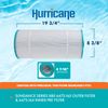 Hurricane 2 Pack HF-OUT19-01 Advanced Spa Cartridge Outer Filter Replacement