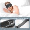 MOUNTRAX Heated Eye Mask, 3D Full Blackout Design for Sleeping