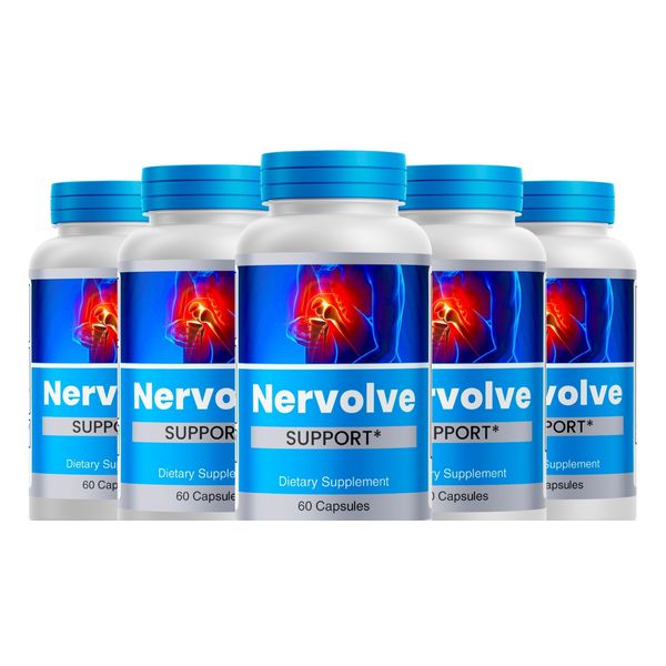 Nerveolve Nerve Support Supplement, Nerve olve supplement neuropathy 5pack300cap
