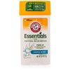 ARM & HAMMER Essentials Solid Deodorant, Clean(Juniper Berry), Wide Stick, 2.5 oz. (Pack of 3)
