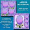 Easter - Violet Blush Lace Elegance – Personalized Wall Art or Scrapbook Page Se