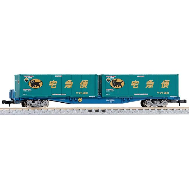 TOMYTEC 8737 N Gauge Koki 104 Model New Paint with Yamato Transport Container Railway Model Freight Car