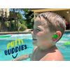 Putty Buddies Floating Soft Silicone Earplugs Blue, Red & Green 3 Pair Pack