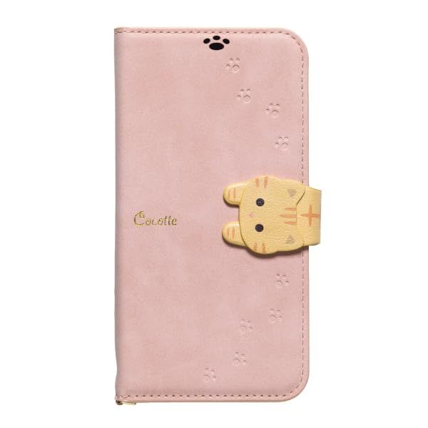NATURALdesign iPhone16e Case Folio New Cocotte (Pink Beige)