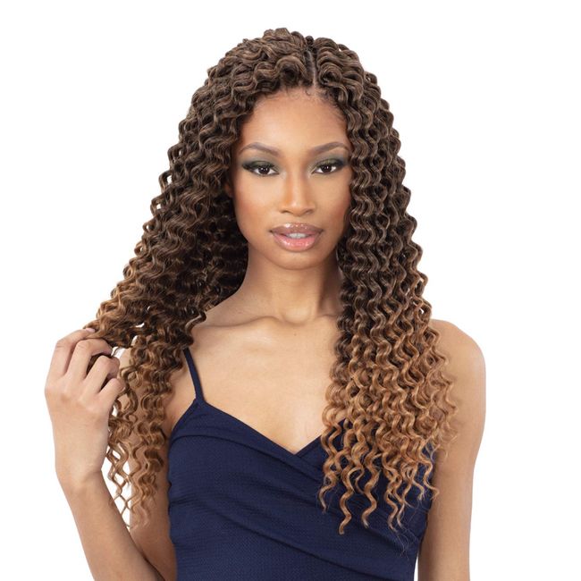 FreeTress Crochet Braids 3X Summer Deep 18" (3-PACK, 1B)