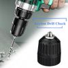 Mesee 0.8-10mm Capacity Keyless Drill Chuck 3/8''-24UNF Mount Thread Impact Chuck Adapter Converter Quick Release Electric Drill Conversion Tool Accessory