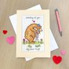 Bothy Threads Counted Cross Stitch Greetings Card Kit - Big Bear Hugs