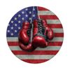 Boxing Gloves Cool and Vintage American Flag Style
