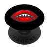 red sexy halloween vampire teeth lips gothic monster PopSockets Swappable PopGrip