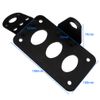 OTOTEC Moto Side Mount Tail Light License Plate Bracket Iron
