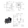 10 pcs 9V Volt Battery T Type Connector Adapter Clip with 2.1~5.5mm DC Plug US S