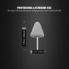 SPTA 5Pcs Gray Light Cut Cone Polishing Pads Set Drill Attachment Detailing
