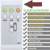 Replacement Remote Control for Lasko Fan Windstorm S18654,with Oversized Buttons