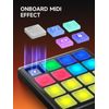 Donner MIDI Controller Pad Beat Maker Machine, Portable Drum Machine with 16 Beat Pads,Note Repeat and Music Production Software, Mini USB MIDI Controller with 40 Courses, STARRYPAD MINI