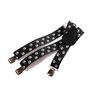 Olata Children’s Elasticated Design Y-Shape Braces/Suspenders (1-5 Years) - 2.5cm. Paws (Black)