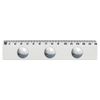 'Golf Ball' 15cm (6 Inch) White Plastic Ruler (RL00085491)