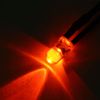 sourcing map 15Pcs 5mm Pre Wired LED, Red DC24V Clear Lens, Light Emitting Diodes