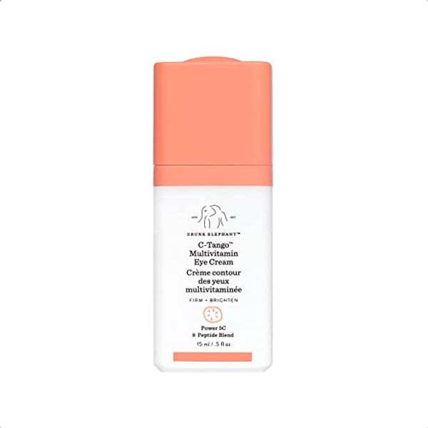 Drunk Elephant C-Tango Eye Cream with Vitamin C, Brightening & Restorative Under Eye Moisturizer (15mL/0.5 Fl Oz)