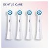 Oral-B iO Gentle Care Replacement Brush Heads for Electric Toothbrush for Gentle Cleaning on Sensitive Areas and Healthier Gums, White