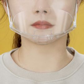 Home & Kitchen Environmental Plastic Clear Mouth Mask