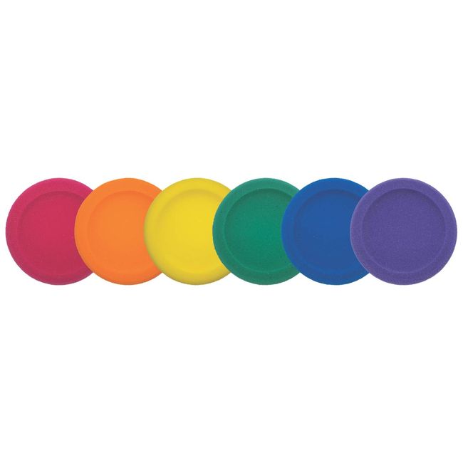 Rounded Edge 9 Foam Discs Set, 6 Colors - CHSFDSET