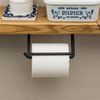Paper Holder Under Counter Iron 1 Row (Matte Black, Left Hand)