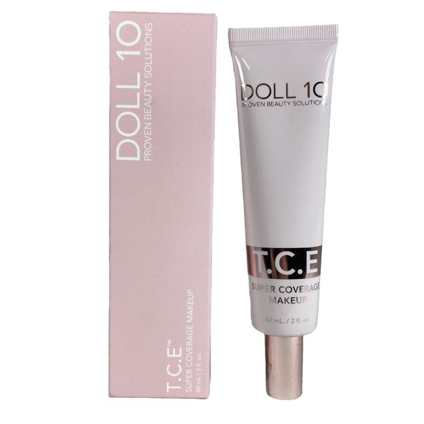 Doll 10 T.C.E Super Coverage Makeup FAIR 2 oz Jumbo Size - New