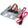 StarTech.com 2.5" to 3.5" Hard Drive Converter Mount, Supports 2 Simultaneous SATA SSD/Hard Drives, Includes SATA Data Power Cable BRACKET25X2