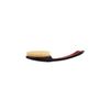 Bass Brushes | Esthetician Grade Bath & Body Brush | 100% Natural Bristle FIRM | High Polish Acrylic Handle | Oval Style | Tortoise Shell Finish | Model 75
