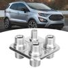 A/C Bulkhead, Car 4-Port Air Conditioning Bulkhead Hose Fitting Universal Modification Replacement for Performance(Silver)