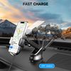 Car Wireless Charger Cup Holder 15W Fast Charging Mount Adjustable For iPhone