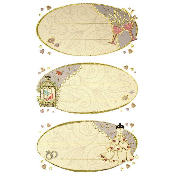 Avery Purposeful Form 54103 Decorative Stickers 3 Aufkleber Colourful