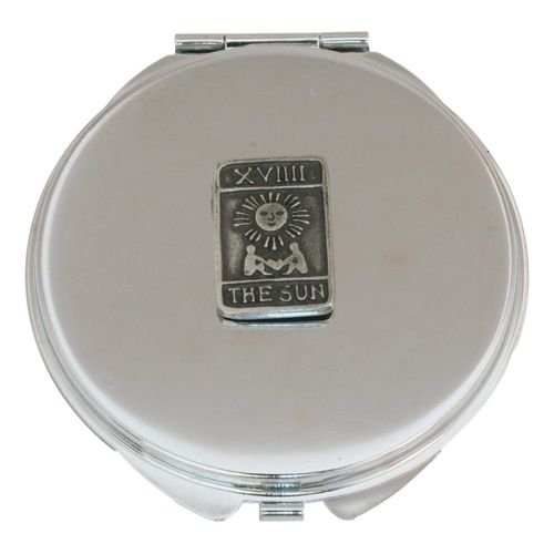 The Sun Tarot Card Compact Mirror Handbag Gift With Free Engraving 503