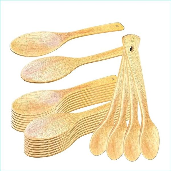 Solid Small Wooden Spoon for Serving, Stirring, and Mixing 1pc