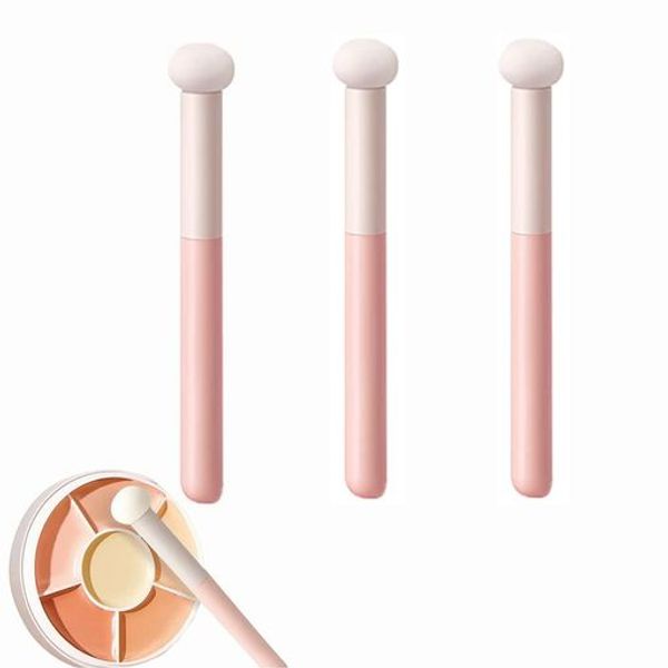 YFFSFDC Concealer Brush Makeup Brush Makeup Sponge Brush Naturally Hides Blemishes Wet and Dry Makeup Tool Lightweight Easy to Carry Set of 3