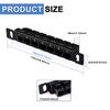 GeeekPi 7" 0.5U 7-Port Patch Panel CAT6 Network Patch Panel for DeskPi RackMate TT Server Cabinet/Network Cabinet