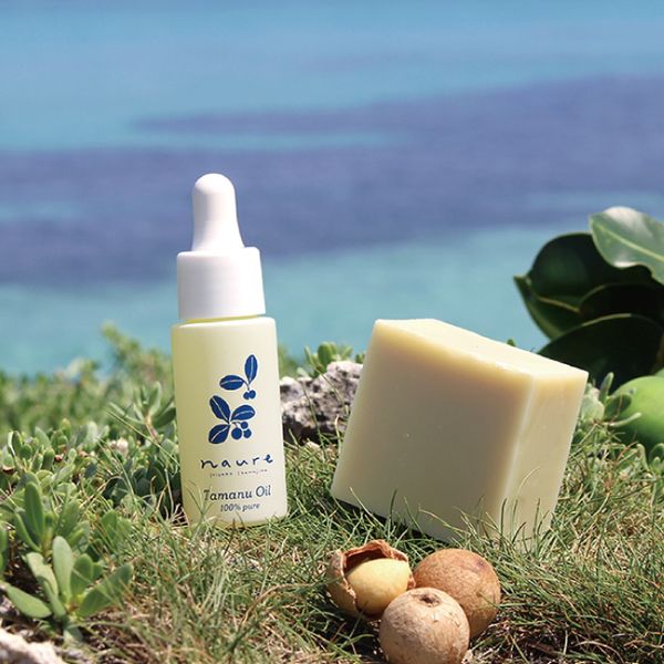 [Hometown Tax] naure pure tamanu oil and soap set | Tropical remote island Miyakojima soap body oil beauty set skin care soap