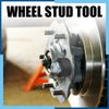 Universal Pack (2) Wheel Stud Installer Tool with 3/4" Hex Wheel Lug Nuts