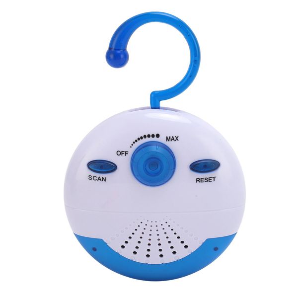 Waterproof Shower Radio, Splash Proof AM FM Radio, Mini Portable AM FM Shower Radio Built in Speaker, Loud Stereo Sound Bathroom Speaker for Home, Beach, Hot Tub, Bathroom