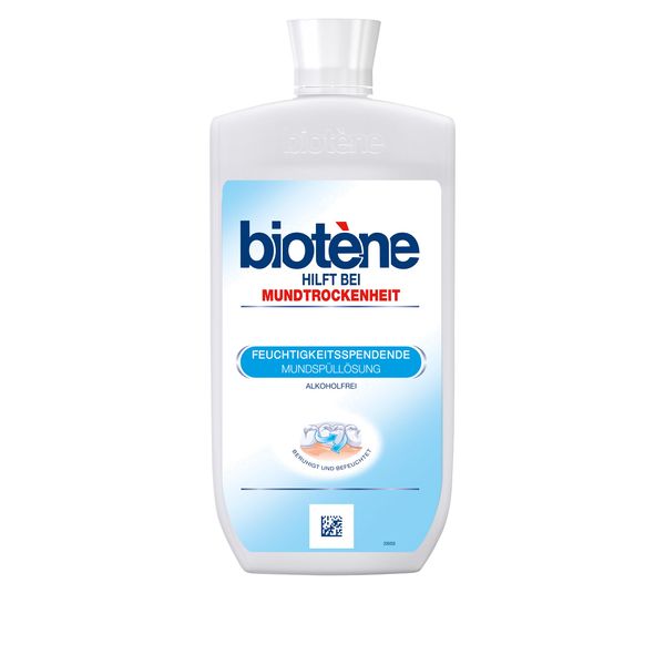Biotene Mouthwash, Moisturising Mouthwash for Instant and Long-Lasting Relief of Symptoms of Dry Mouth, 1 x 500 ml
