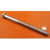 Galvanized Hex Head Lag Screw 5/8" Threads x 10.0" Length, 3 pcs
