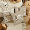 4 Piece Easter Short Plush Cushion Cover Bunny and Egg Designs