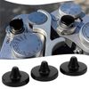 eMagTech 3pcs Black Aluminum Shutter Release Button Concave Convex Flat Compatible with Fujifilm Compatible with Canon