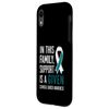 iPhone XR Cervical Cancer Awareness Teal Ribbon Support Is A Given Case